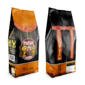 MASAAI COFFEE Orange Moka Espresso Africa Dark Roasted Coffee – 250g
